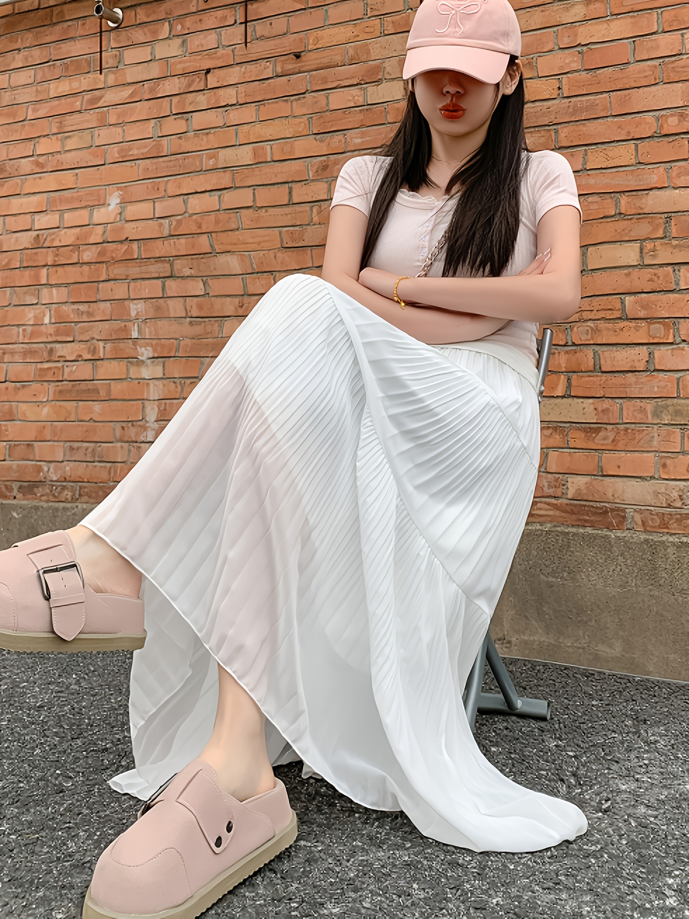 korean style skirt sold on Temu United States