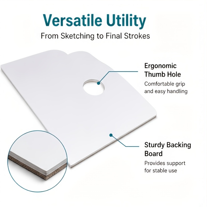   of disposable color mixing paper a4 size color mixing book tearable and wash free suitable for oil watercolor and acrylic paints ideal for oil painting color mixing   for art students and for art examination painting