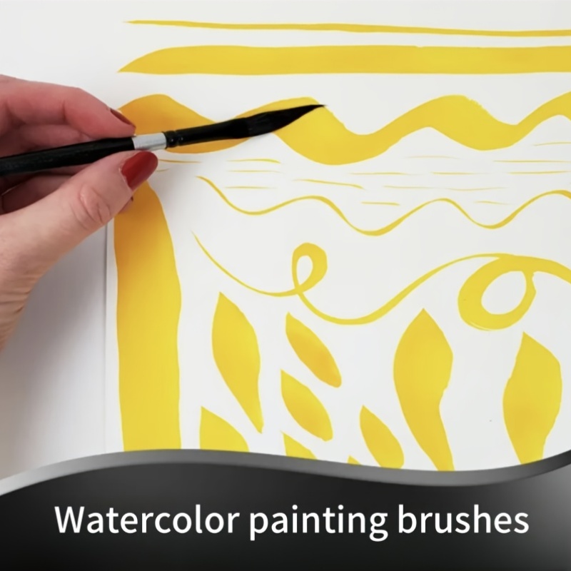 4pcs Watercolor Brush Set, Professional Artist-Grade Brushes