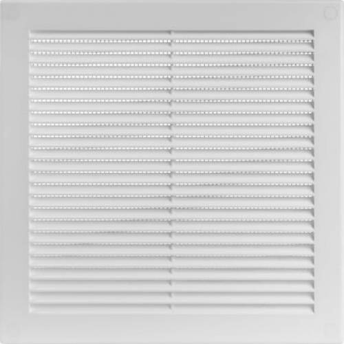 8 x 8 inch 200 x 200 mm duct size white piece of vent cover durable flat square vent grille with mesh screen weather resistant ventilation grill for wall and ceiling