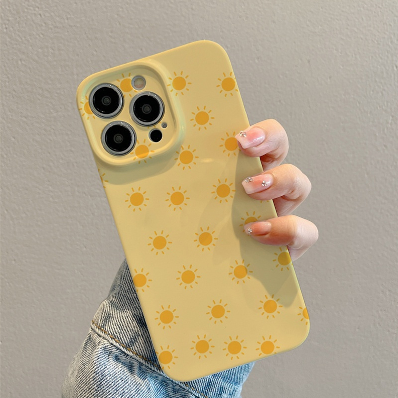 FL Yellow Sun All-Inclusive *-Resistant Hard Phone Case for Iphone  11/12/13/14/15/16/PLUS/PRO/* a Protective Cover Suitable As a Gift for