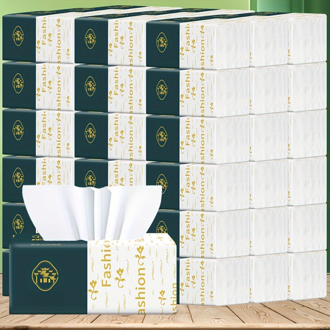 10pcs fashion 4 ply paper tissues soft thickened 250 sheets per pack dye free for office   food trucks details 0