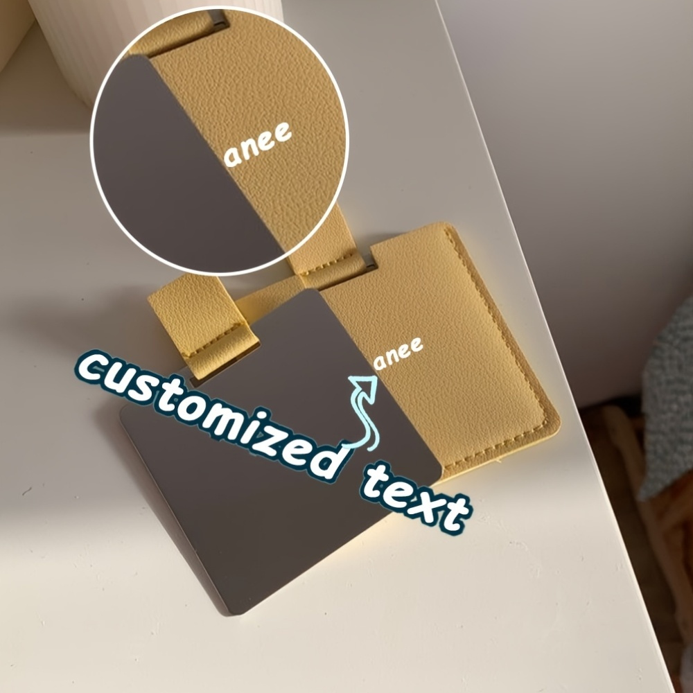 Custom Square Stainless Steel Mirror with Personalization