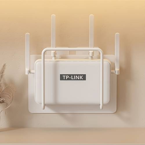 item picture 1pc no drill router bracket holder wall mounted tv box shelf living room wall bracket wall wi fi shelf bracket