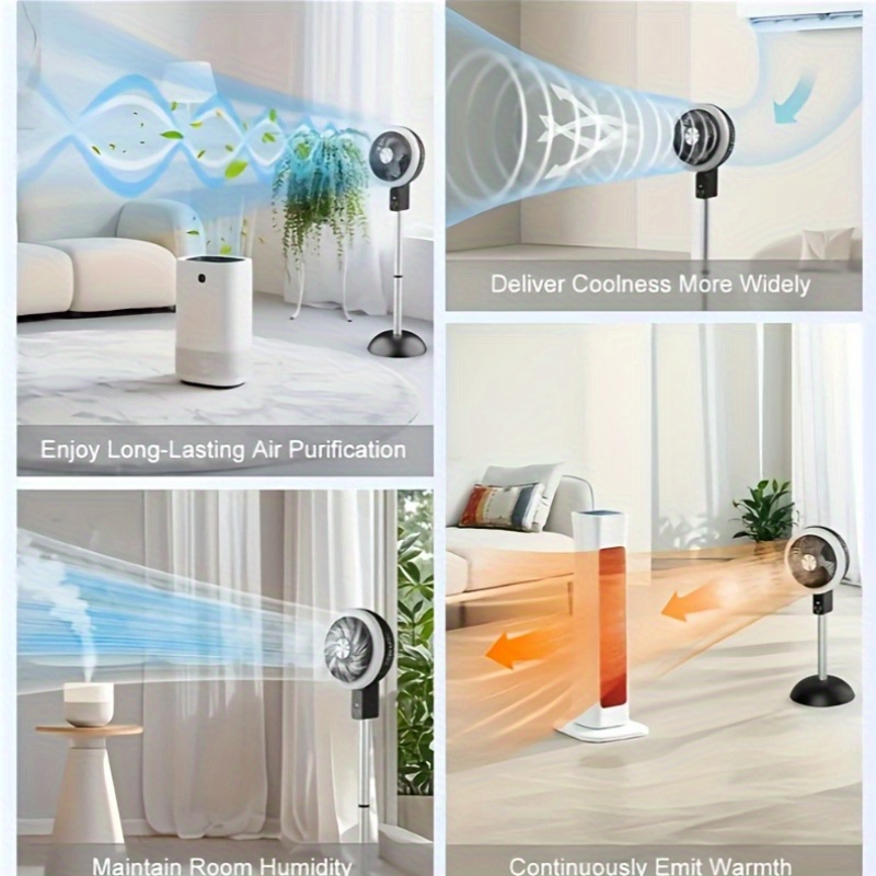 Ventilador portátil silencioso para uso personal o familiar