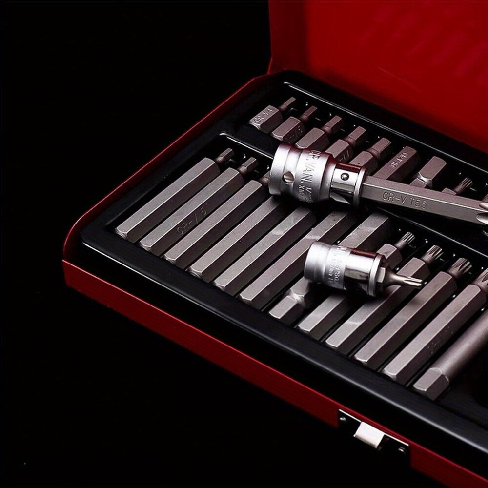 40-Piece Hexagonal Auto Repair Tool Set with Screwdrivers
