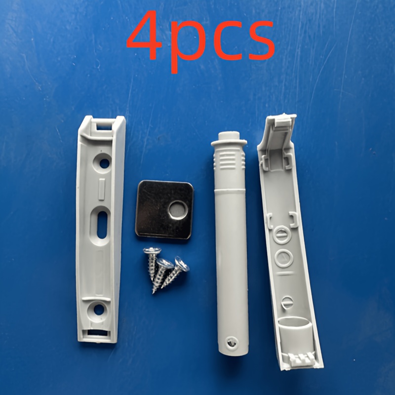 TEMU 4pcs Cabinet Door Closers, Hidden Heavy-duty Drawer Closers, Strong Magnetic Handle-free Push-to-close Closers For Wardrobe Doors