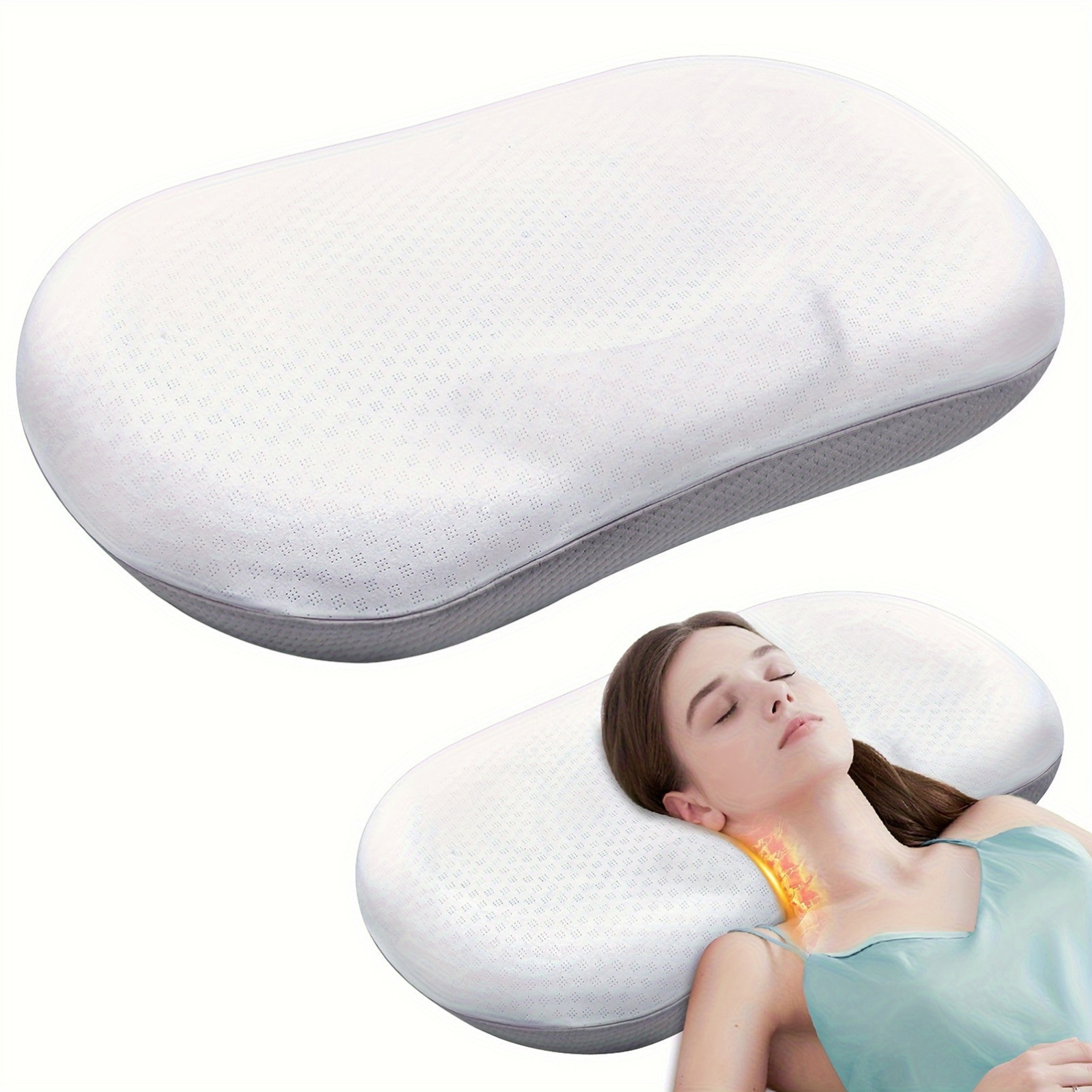 one ergonomic cervical pillow made memory foam designed