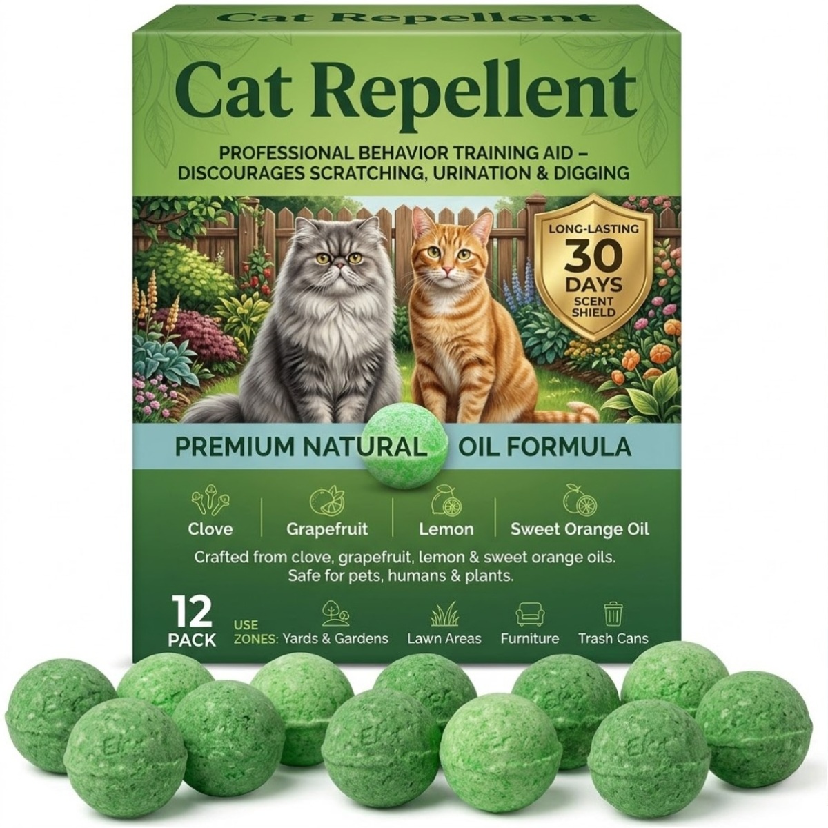 cat deterrent in garden sold on Temu United States