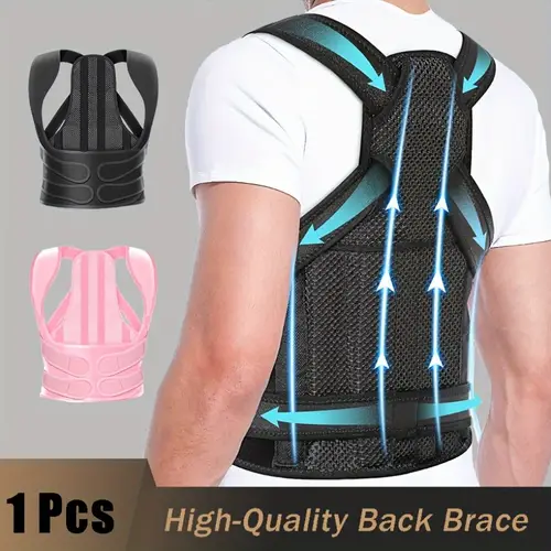 back and waist brace for women and men adjustable back support and body trainer for sedentary study driving exercise walking