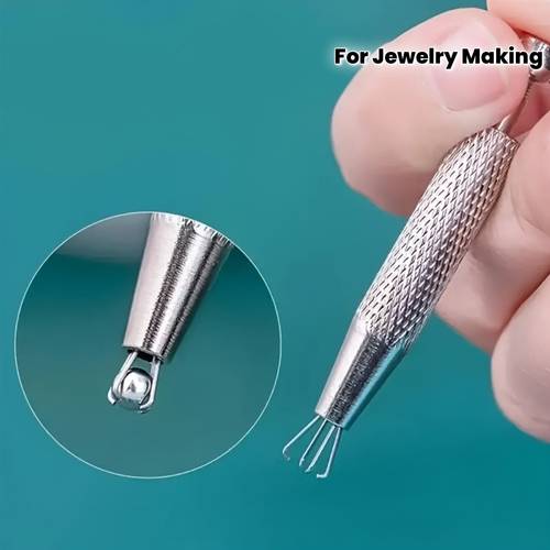 1pc precision 4 claw jewelry tweezers for gems diamonds beads and small parts design multifunctional pliers suitable for jewelry making