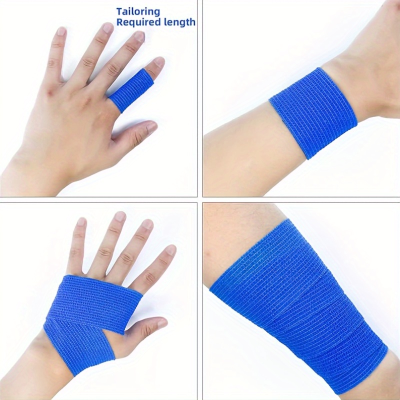 1pc Sports Tape, 5cm/1.97in, Non-woven Material, Universal Fit, Foot Support, Multi-Color Options (White, Black, Blue)