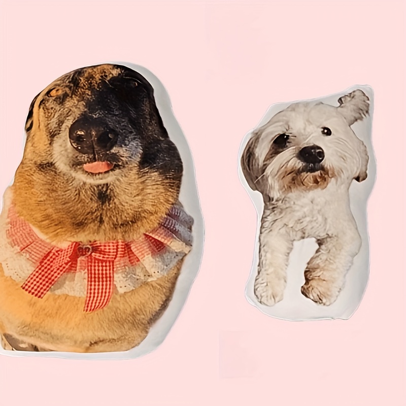 Image of Customizable , Personalized 3d Portrait Plush Toy, Double-sided Printed Pet Cushion, Mini Animal Pillow Souvenir, Suitable For Sofa, Chair, Car And Bedroom Decoration, Unique Christmas, Halloween