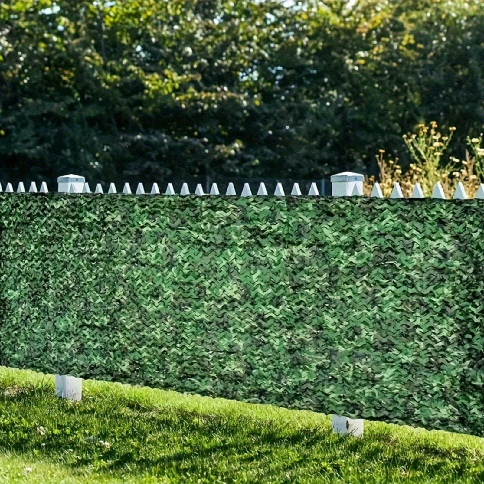 Green Camouflage Garden Forest Grass Pattern Shade Net, Perfect For Camping And Hunting, Uv-resistant Camouflage Mesh, Lightweight , Essential Camping Gear, Style
