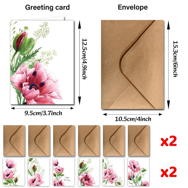 TEMU 24- Greeting Cards Envelopes - - , , , , Cards For , , , Coworkers