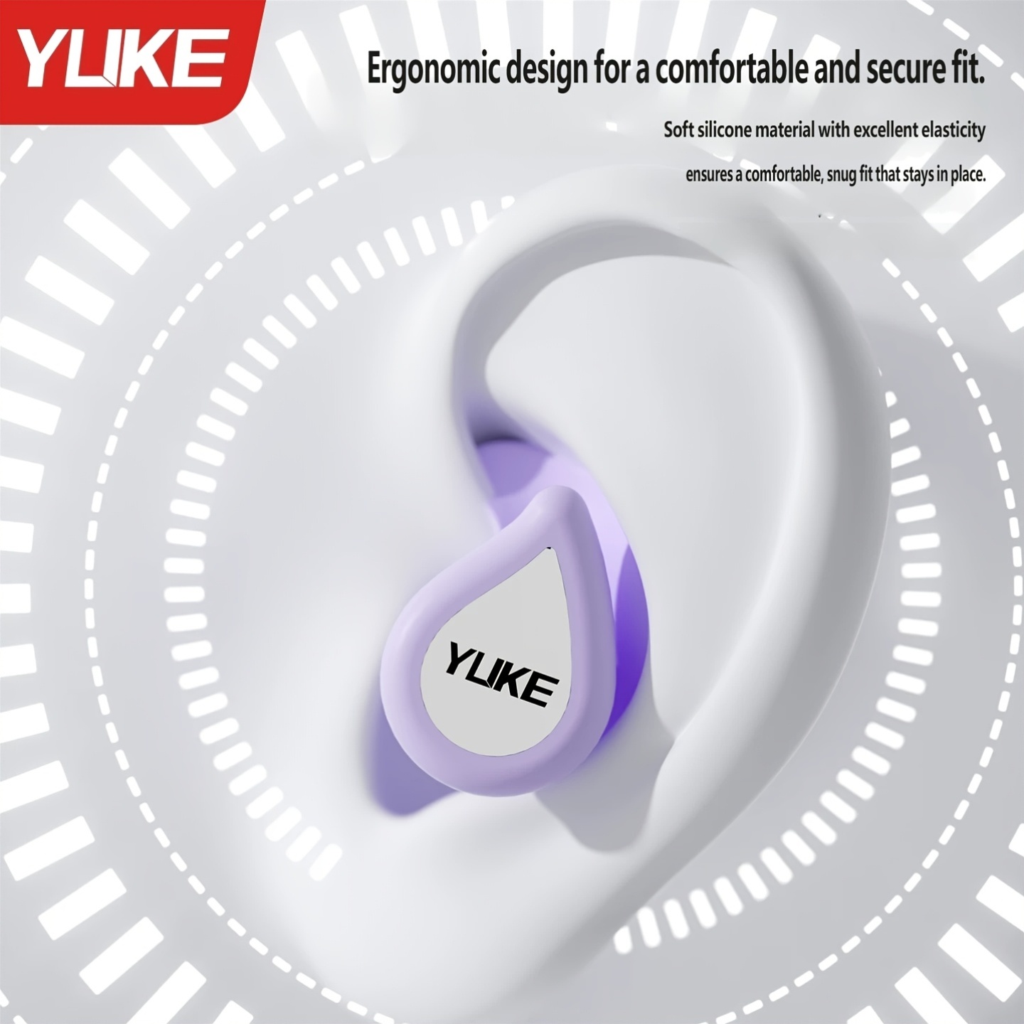 Swimming Earplugs and Nose Clips Set with Storage Box