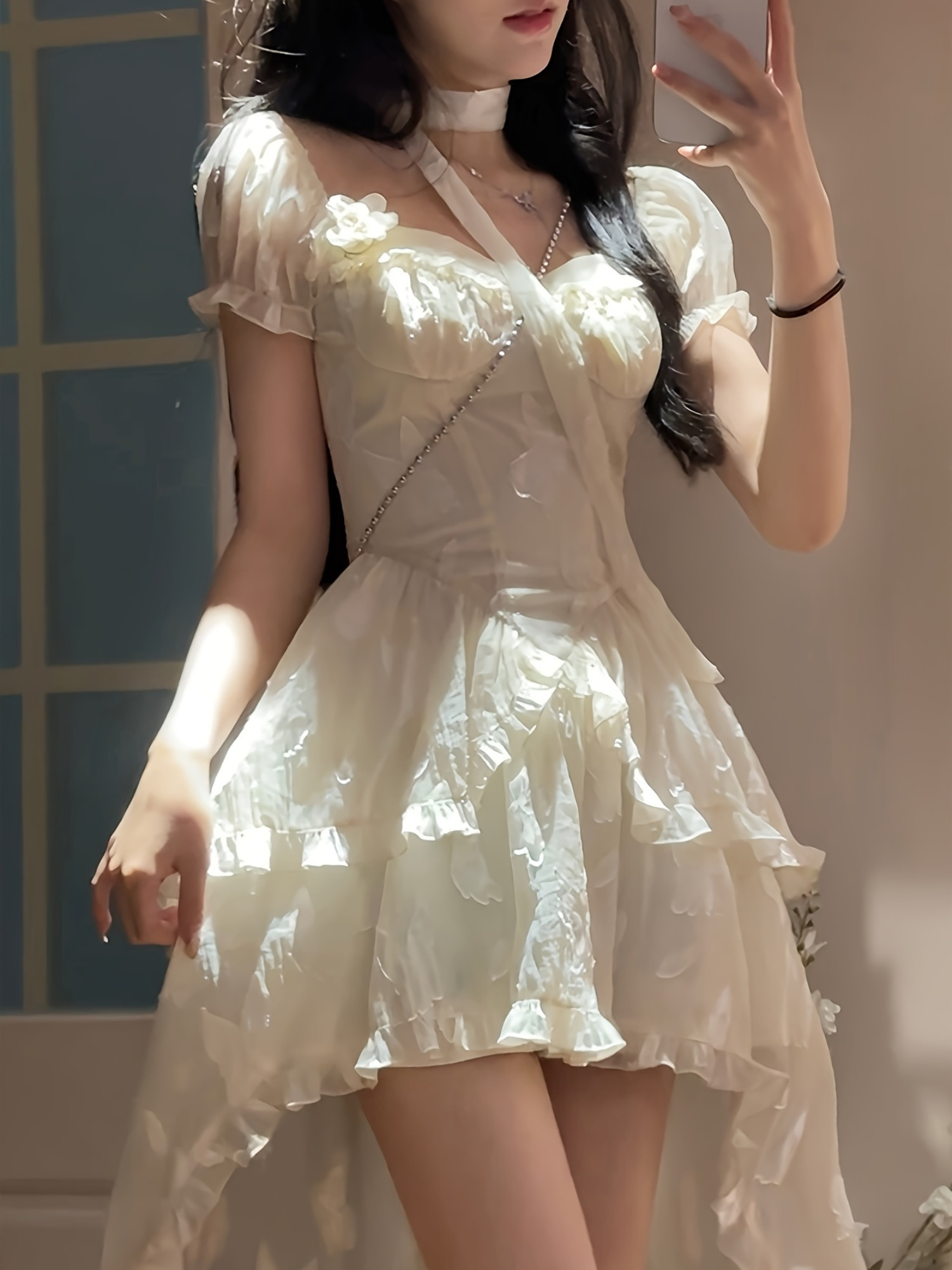 chinese dress ladies Amazon.com: Women's Vintage Gothic Punk Mini Dresses Black Lace Long Sleeve  Lolita Mini Dress Goth Aesthetic Clothes Black Small : Clothing, Shoes &  Jewelry main image 0