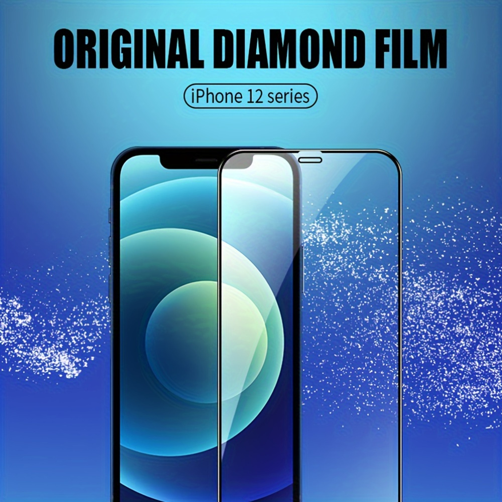 3-Pack Glossy Tempered Glass Screen Protectors, 9H Hardness, 2.5D Edge, Anti-Scratch, Bubble-Free for iPhone 6, 7, 8 Plus, X, XS, XR, XS Max, 11, 12 Mini, 13, 14 Pro Max