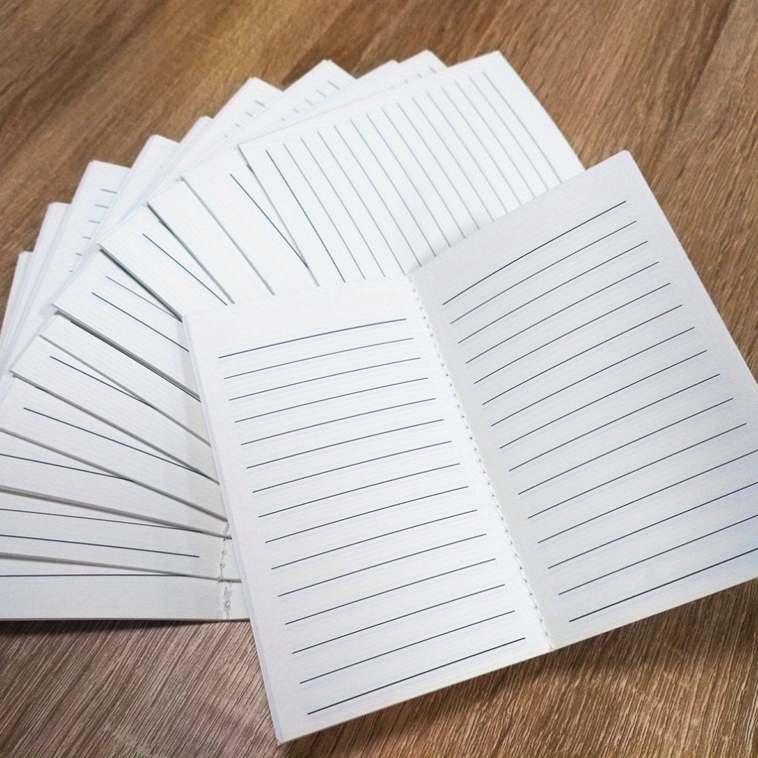 12pcs Airplane Star Mini Portable Notebooks Set