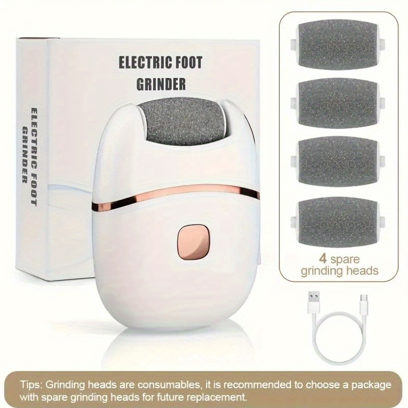 1pc Electric Foot Grinder, Rechargeable Thick Leather Polishing Foot Grinder, Foot Grinder