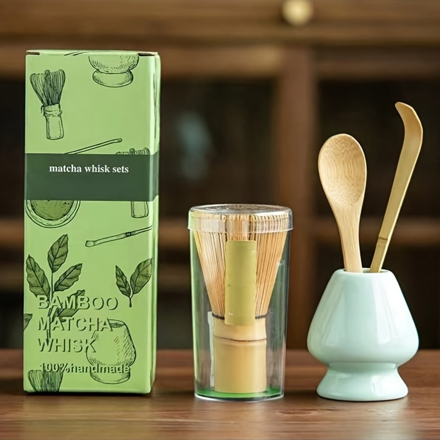 今 話題 の 人気 商品 4点セット 抹茶セット 茶筅（茶筅）茶 陶器製 茶さじ 竹製茶筅 工芸品