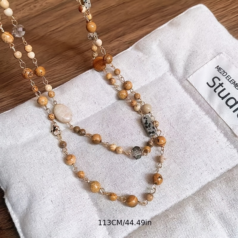 High-End Light Luxury Niche Long Layered Clavicle Choker Necklace