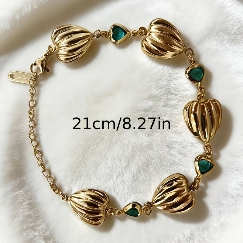 Patterned Heart Design Women's Versatile Bracelet