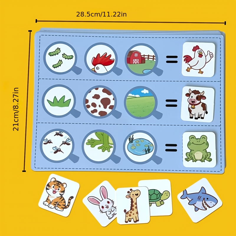 Fun Animal Guessing Game, Educational DIY Teaching Aid