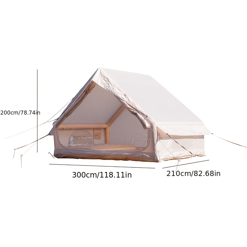 tienda de campaña inflable para camping  ,   y gruesa, universal para    ,   ultragrande para dormir, adecuada para 4-   
