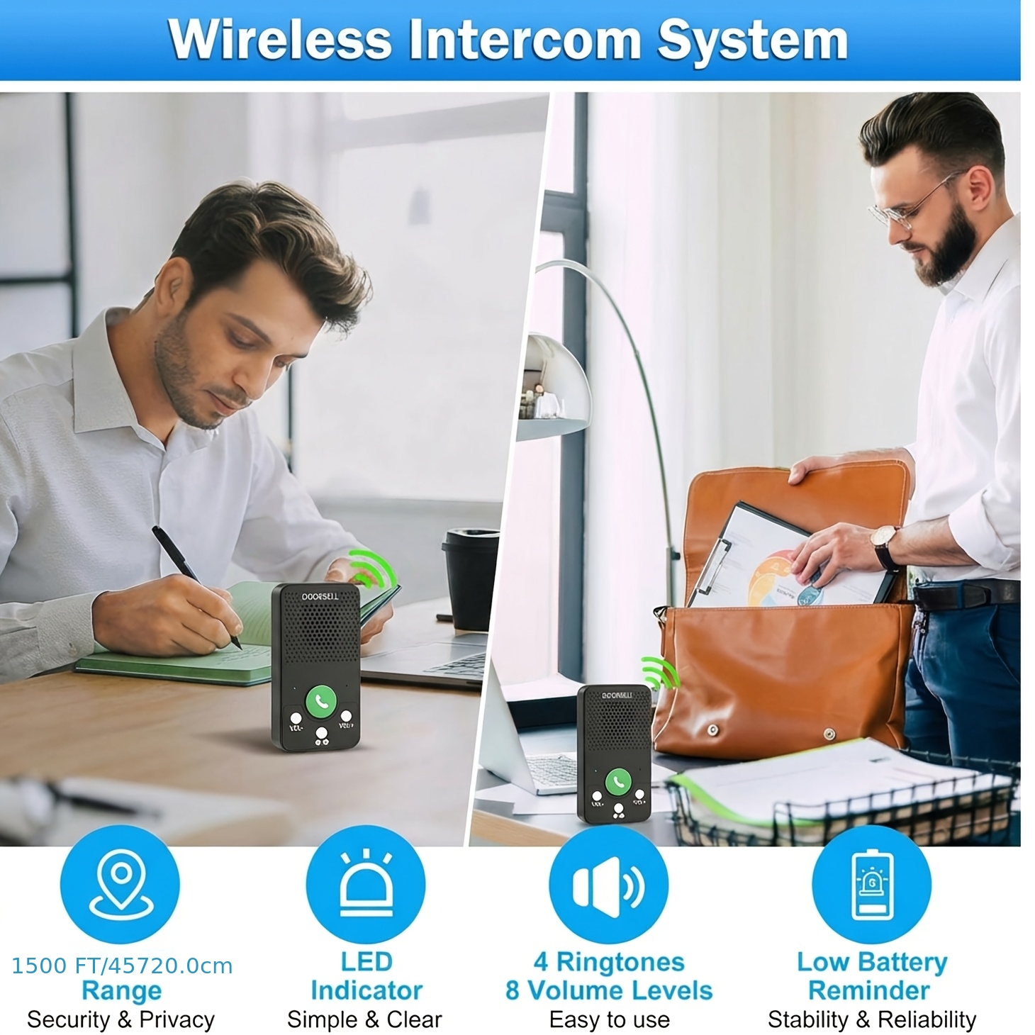 intercom system sold on Temu United States