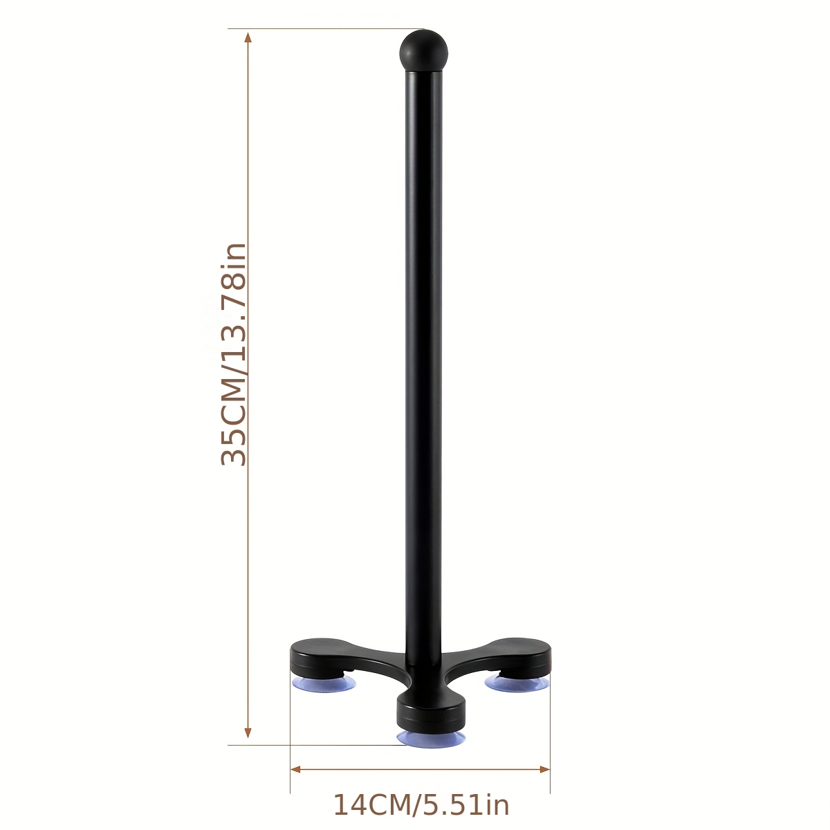 TEMU Kitchen Towel Rack Upright Home Creative No-drill Roll Paper Desktop Fresh-keeping Film Storage Rack Cloth Holder