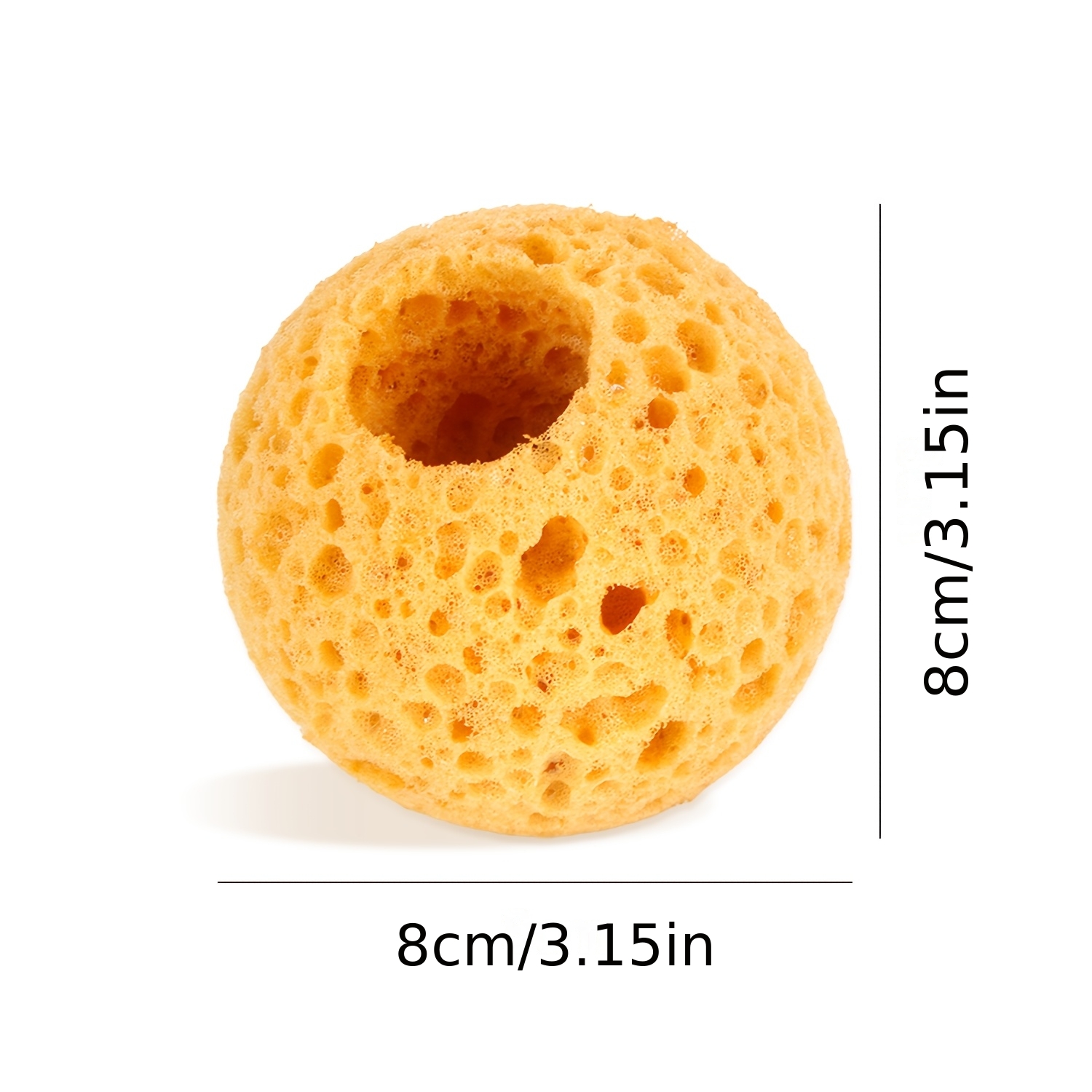 Soft Bath Sponge with Hole, Foaming Shower Sponge for Body Wash