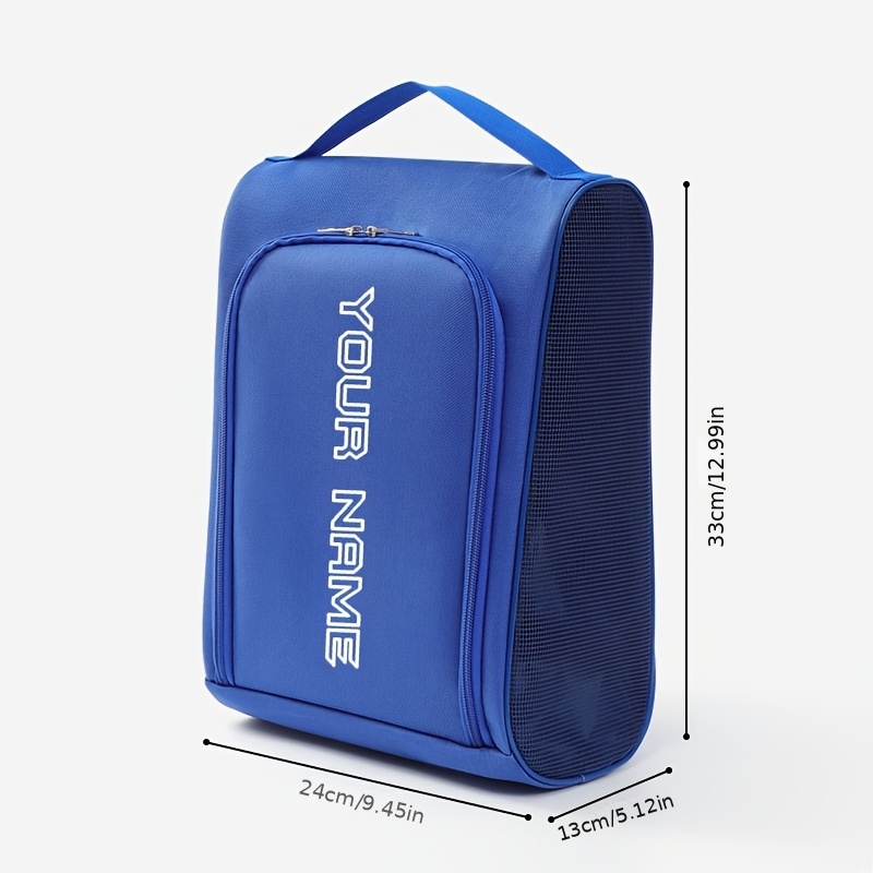 TEMU Personalized Custom Logo Name, Essential For Shoe Stores, Toiletry Bag, Large Capacity Portable Travel Shoe Bag, Handheld Shoe Box, Home And