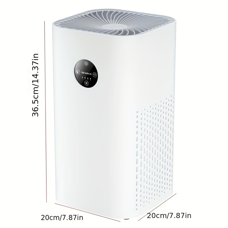 2026 High-End Air Purifier, Equipped with HEPA Filter, Featuring USB Power Design, Stylish Appearance, with Digital Display And Control Panel, Suitable for Bedrooms, Offices, And Small Spaces