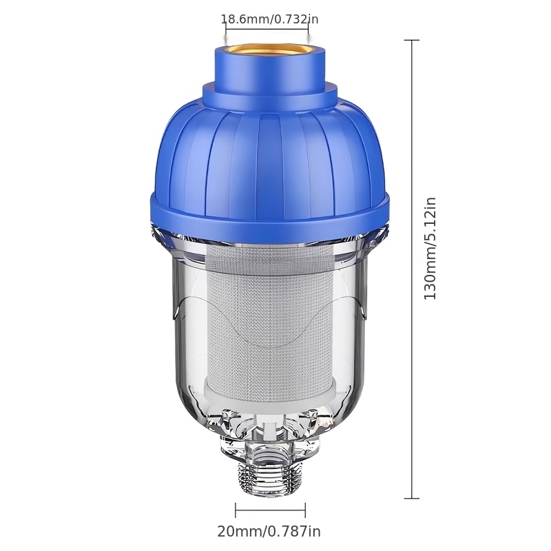Rv Water Filter, Rv Freshwater Filter, 40 Micron Pre-filter, Washable, Camping Outdoor Faucet Impurity Filter, Suitable For Rvs, Boats, Kitchens, Bathrooms