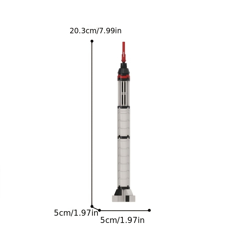 Deep Space Rocket Building Block Model