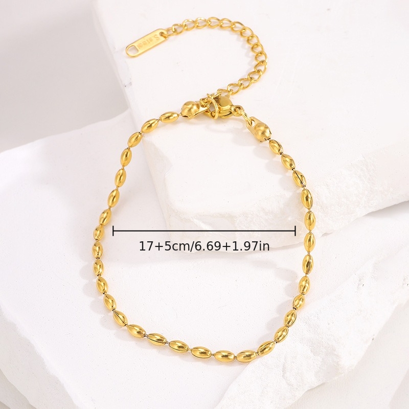Men's & Women's 18K Gold Plated Adjustable Bracelet, Classic Design