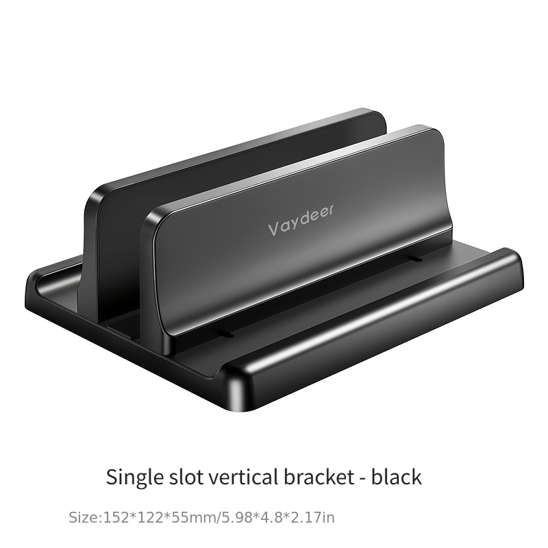 TEMU Support vertical pour ordinateur portable Vaydeer, organisateur en plastique réglable, station d'accueil de en 1 encombrante pour tous les Air,