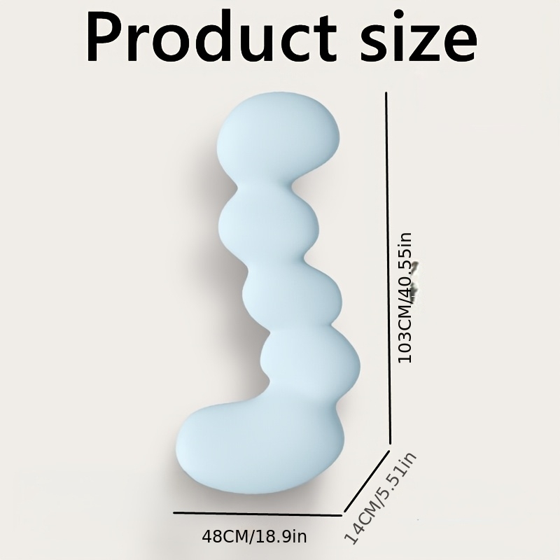 Five-in-one Ball Design Throw Pillow, 103cm Long Body Pillow for Leg Wedge Sleeping, Ergonomic Bed Pillow, Pregnancy Side Sleeping Pillow, Multi-Scene Use Throw Pillow, New Removable and Washable Design