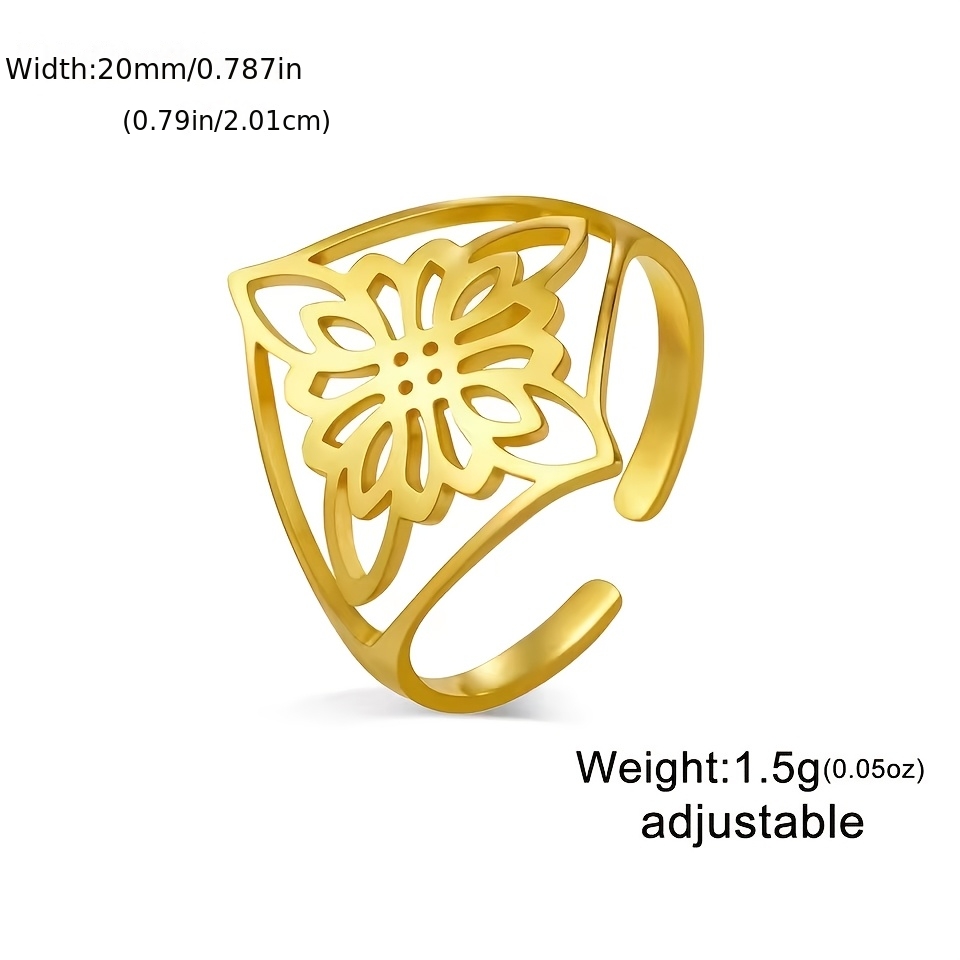 Stylish Knot Design Adjustable Opening Ring, Wear-Resistant