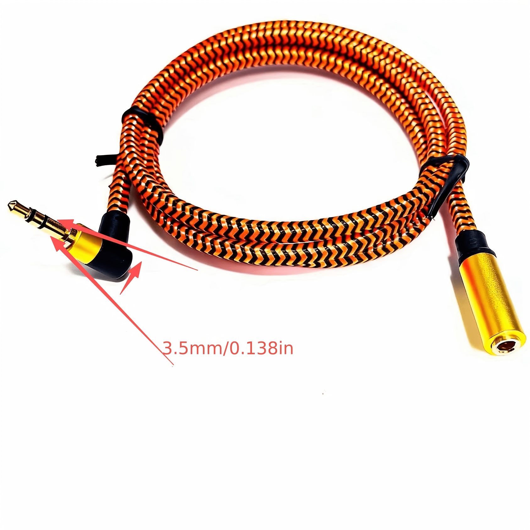 3.5mm Male to Female Audio Cable for Mobile Phones & Speakers