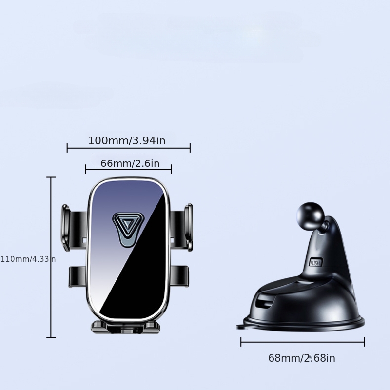 TEMU Suction Cup Car Phone Holder, And Convenient Dashboard Mount, Stable Car Navigation Phone Stand