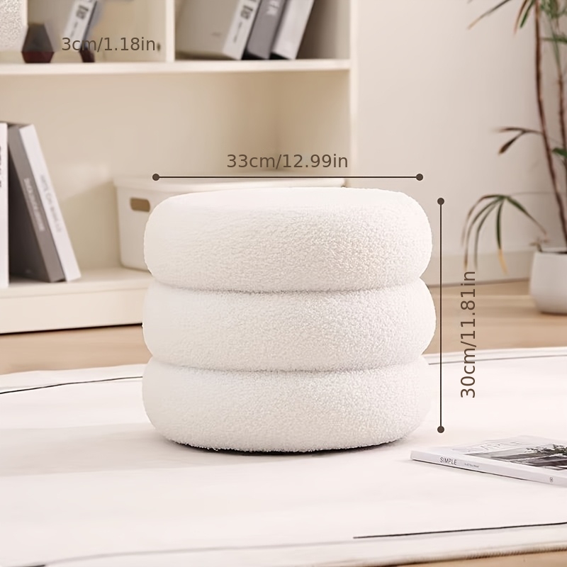 Small Stool Home Premium Living Room Sturdy Durable Creative Shoe Changing Bench Bedroom Cushion Sitting Block Low Bench