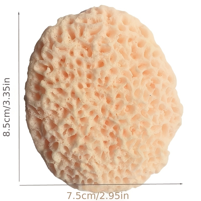 Small Skin-Friendly Bath Sponge for Gentle Cleansing