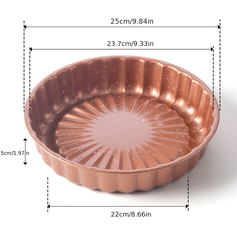 E-shop Kuchenform 10 Zoll Wellplattenform für Hochzeit, Valentinstag, Geburtstagsfeier