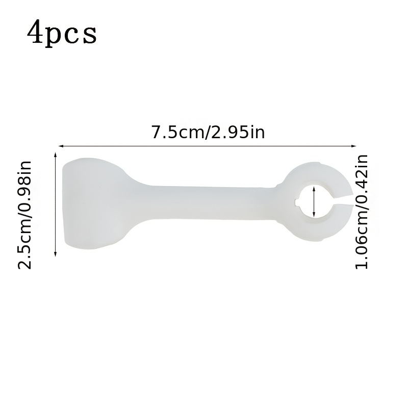 Image of 4/8pcs Wine Glass Inverted Holder, Dishwasher-safe Wine Glass Fixing Rack, Dishwasher-compatible High-temperature Resistant Holder