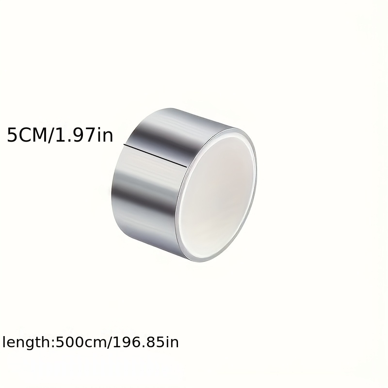 TEMU 2pcs, High- Aluminum Foil Tape, High-temperature Resistant And Anti-aging, Strong Waterproof And Oil-proof Sealing Performance, Suitable For