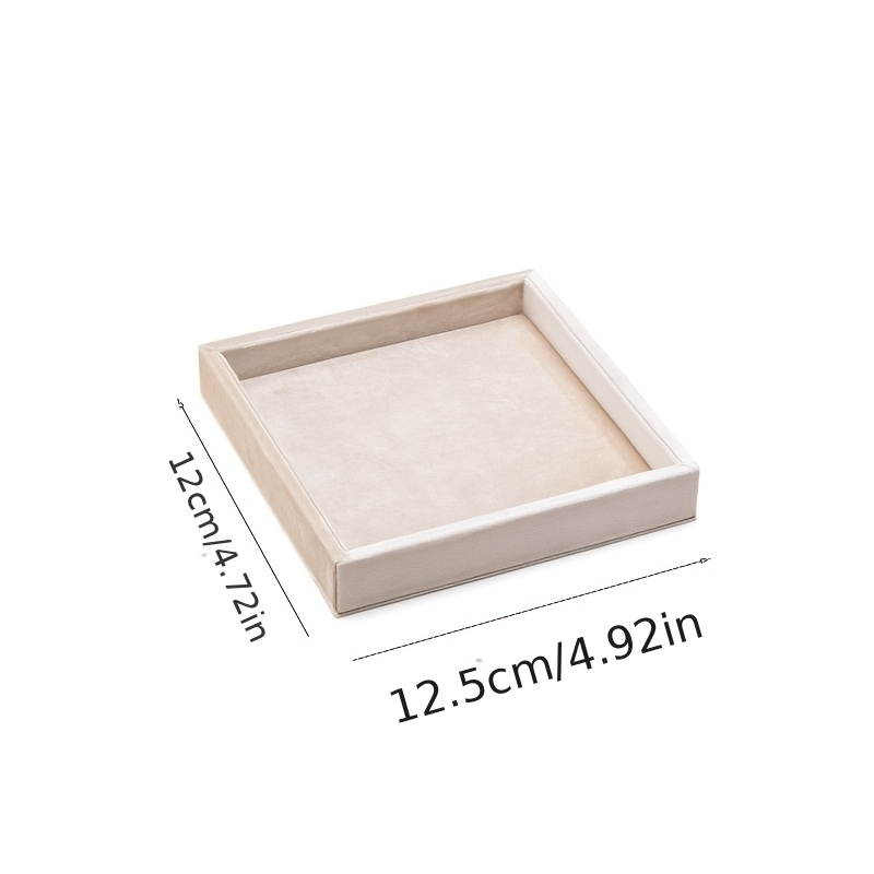 Multi-Color Velvet Jewelry Display Tray, Scratch-Resistant