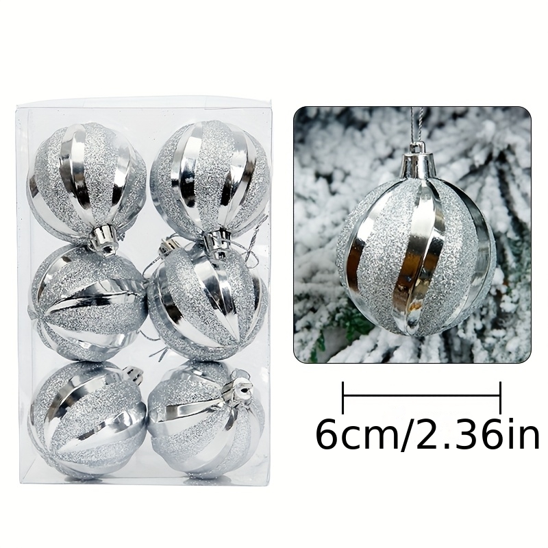 TEMU 6cm 6pcs Tree Toppers Christmas Tree Ornament Christmas Tree Decoration