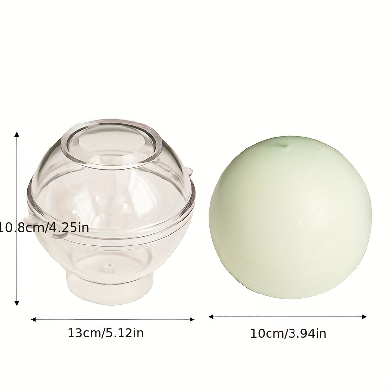 TEMU Molde de Vela Esfera DIY, Molde de Vela Aromaterapia, Molde de Vela Esférica